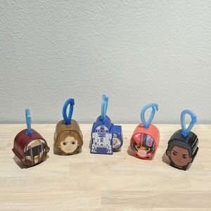LOT of 5  McDonalds Star Wars Rise of Skywalker Keychain Happy Meal Toys 2019
